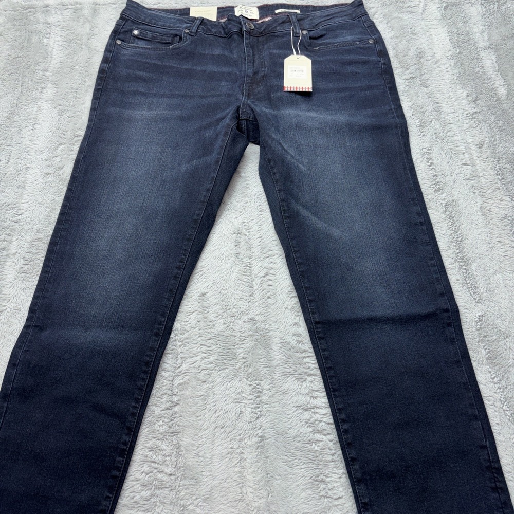 Ben Sherman Fulham Wash Stretch Fit Jeans NWT Size 38x30 Dark Wash Denim